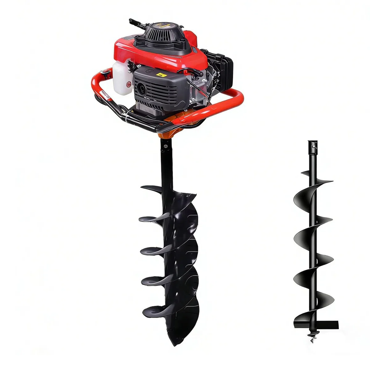 Mototrivella Benzina,Vanga per Orto Scoppio,999cc 8.5 CV, Motore Affidabile,Alta Efficienza,per Foratura Terra,Trapanaggio Pali, Giardinaggio Professionale e Agricoltura 20cm