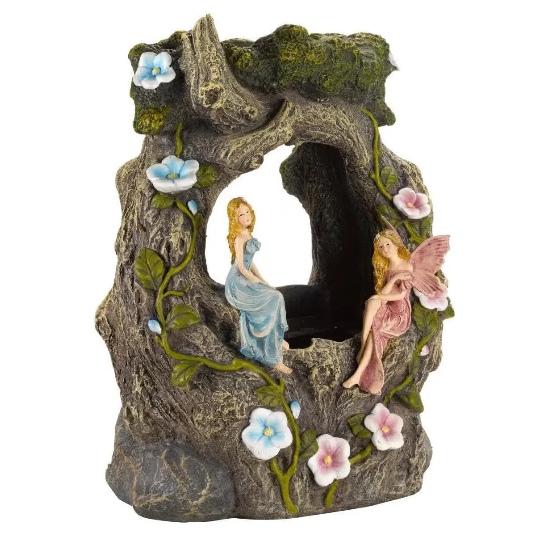 Garden Mile fontana solare fontana magica fontana vaso acqua caratteristica giardino solare statua ornamento cascata decorativo esterno patio cascata