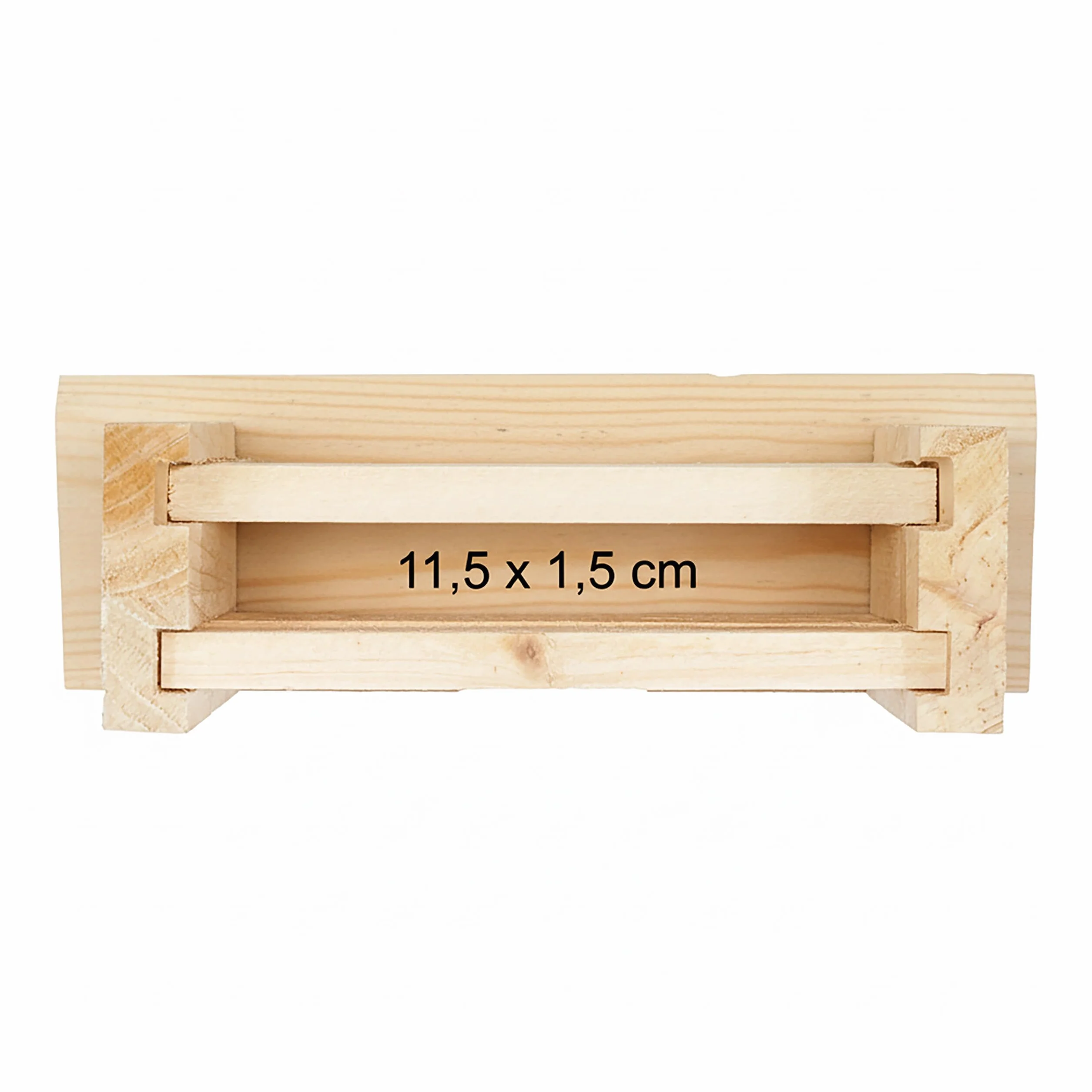 Relaxdays Casette per Pipistrelli, Set da 2, in Legno Naturale, Misure 25x18x6 cm
