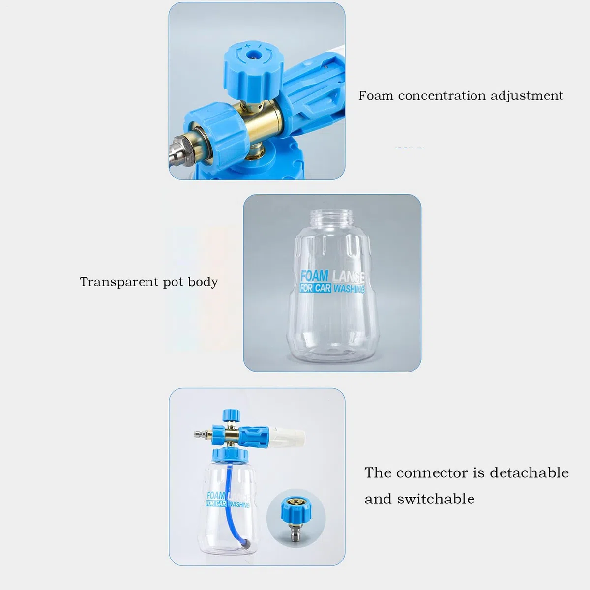 Detergente in schiuma per lavaggio auto - spruzzatore manuale pompa 1l, bottiglia di schiuma a pressione per irrigazione giardino, bagno per animali domestici e lavaggio auto