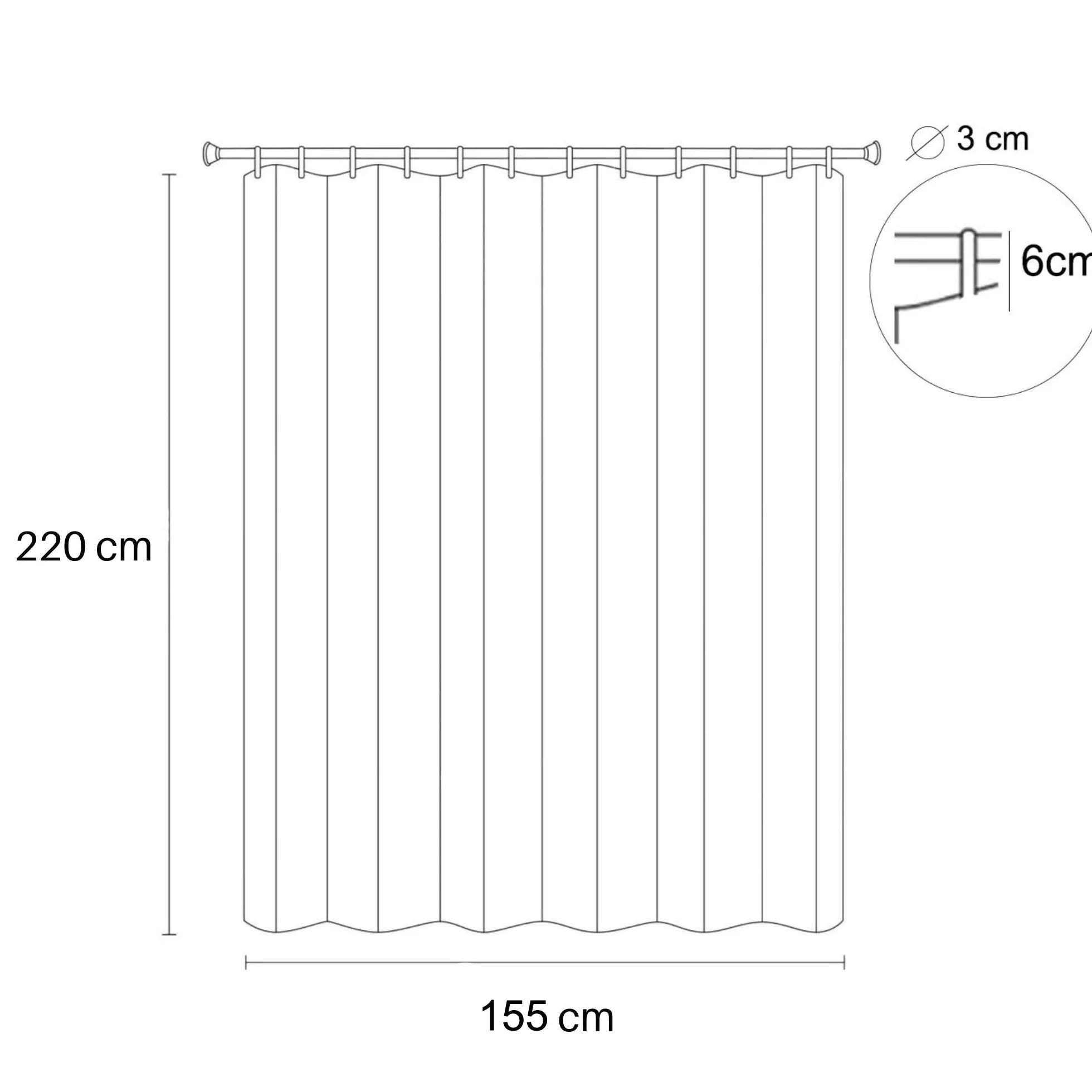 Ferocity Tenda per Esterni Impermeabile Set 2X 220 x 155 cm Impermeabile per Patio Portico Anteriore pergola per Giardino Cortile Balcone (2 Pezzi) Bianca FIRAN [129]