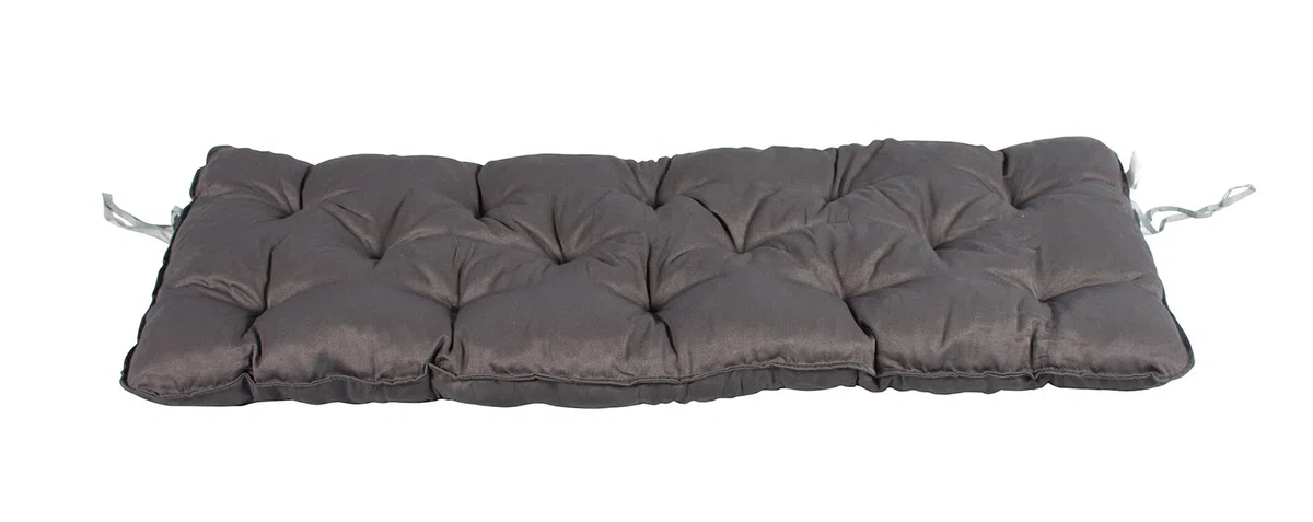 Ambientehome cuscino per panchina a 3 posti, grigio, 150 x 50 x 10 cm