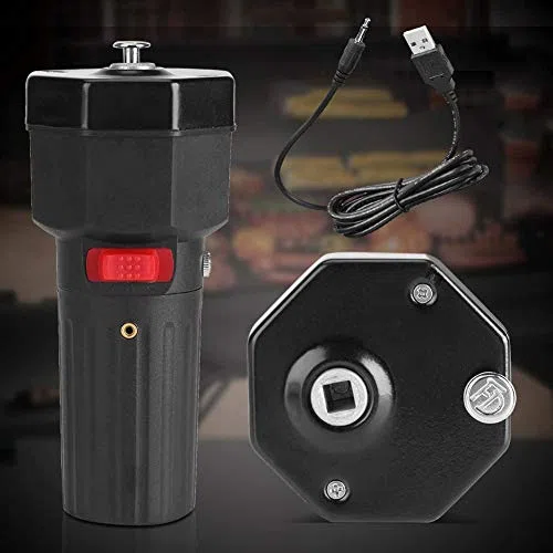 EBTOOLS Motore Girarrosto Barbecue, Motore per Barbecue, Rotore per Motore per Barbecue con Cavo USB Boost per la Casa all'aperto, Accessorio Staffa Arrosto Motore Barbecue Elettrico