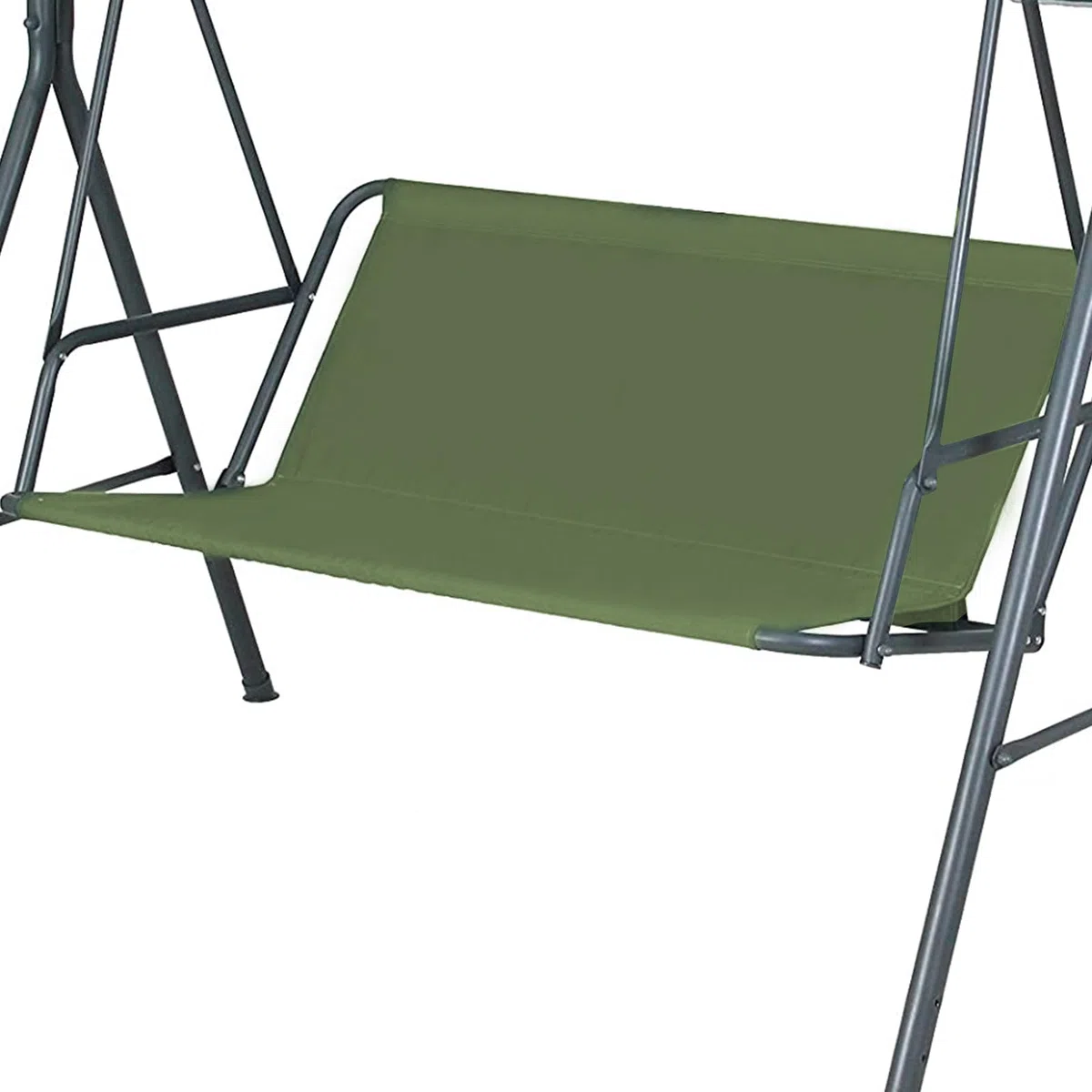 Coprisedile di ricambio per altalena da giardino, resistente tessuto Oxford 900D, impermeabile, universale, adatto per sedie a dondolo da esterno a 2-3 posti (verde, 138 x 50 x 50 cm)