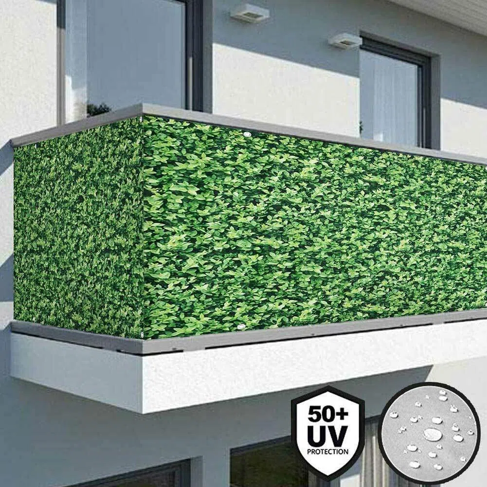 BAKAJI Telo Copertura Frangivista Frangivento per Ringhiera Protezione Balcone Dimensione 600 x 90 cm in Tessuto PVC Aggancio ad Occhielli Corda 24mt Inclusa