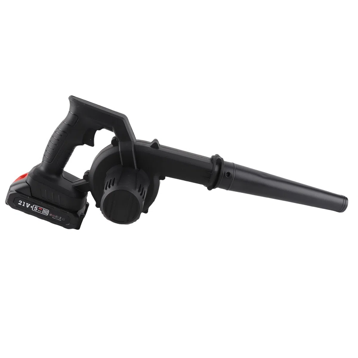 Gonetre Piccolo Potente Soffiatore Batteria Ricaricabile 1500mAh Soffiatore Elettrico per Foglie Palmare Ad Alta Potenza per la Cura del Prato Giardino Pulizia della Casa ABS Leggero (Spina europea)
