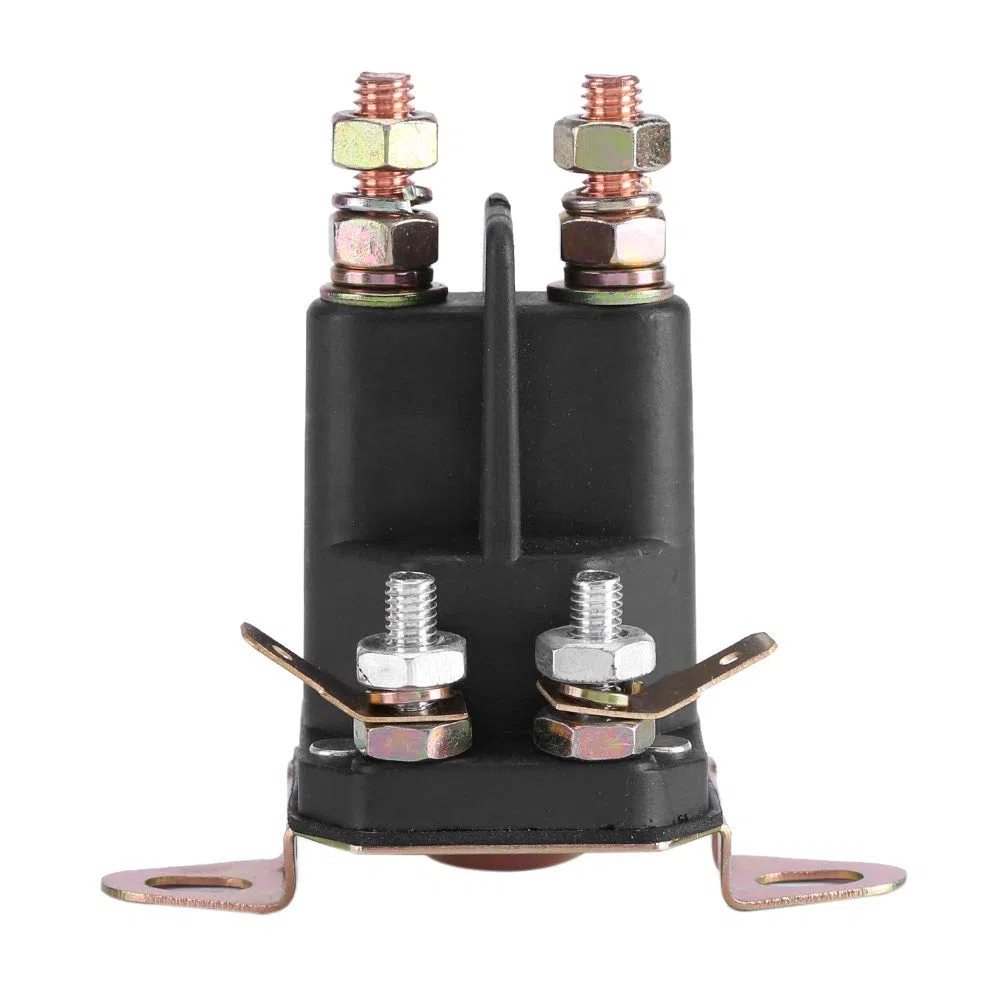 Solenoide, solenoide di avviamento universale a 3 poli 12V per MTD 109946 146154 1753539 AM138497 attrezzo per tosaerba(33-334)