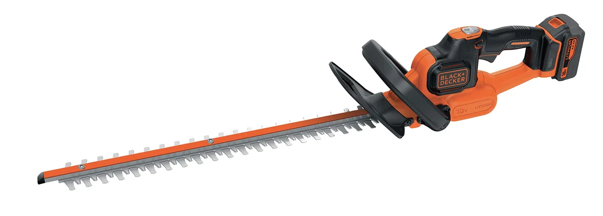 BLACK+DECKER Tagliasiepi a Batteria Litio, Lunghezza lama 50 cm, Impugnatura Ergonomica 18 V 4.0 Ah. GTC18504PC-QW