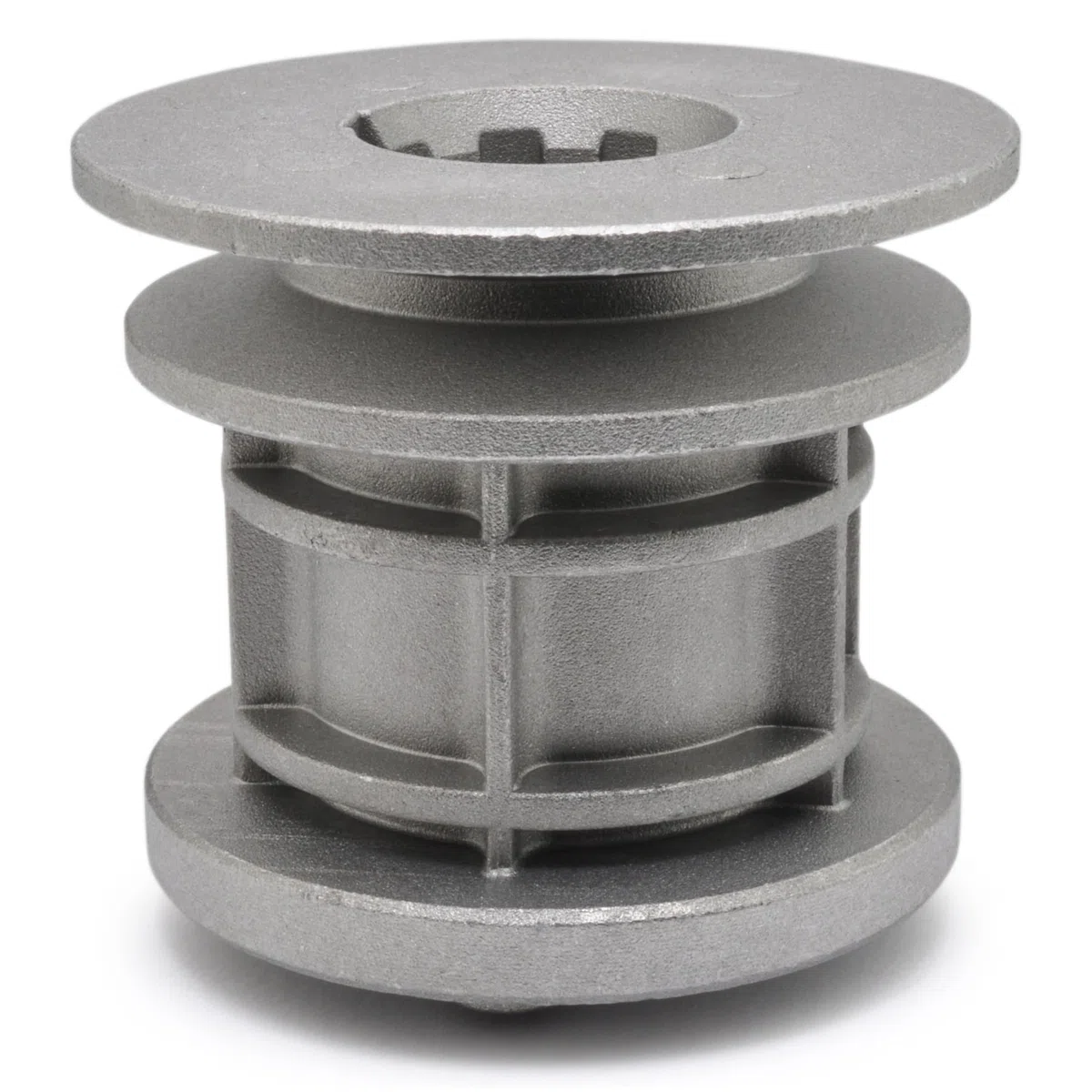 Easyboost supporto lama Ø22,2 mm per tosaerba Husqvarna R146, R147, R151, McCulloch M46, M51, M53, M55, M60 – Rif. 531206169, 581843001, 531205048, 1015504, 10120200 – Altezza 59 mm, puleggia Ø65 mm