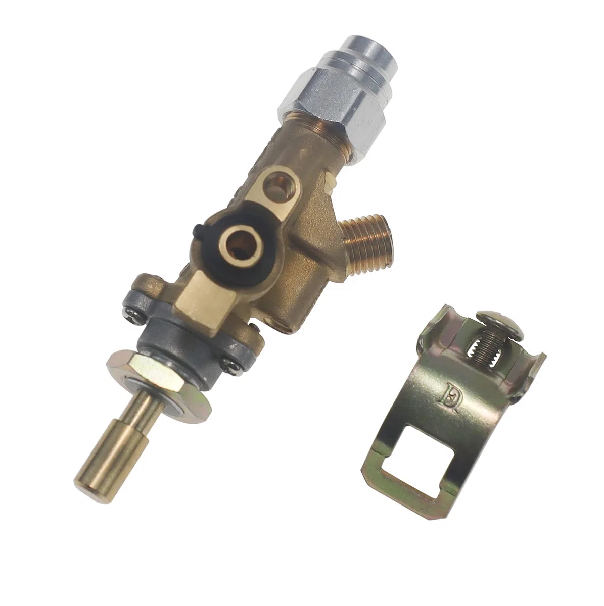 METER STAR Valvole d'ottone di sicurezza del gas della griglia del barbecue con lo sbocco del gas dell'unità del magnete di Orkli con il filo 7/16"-20UNF