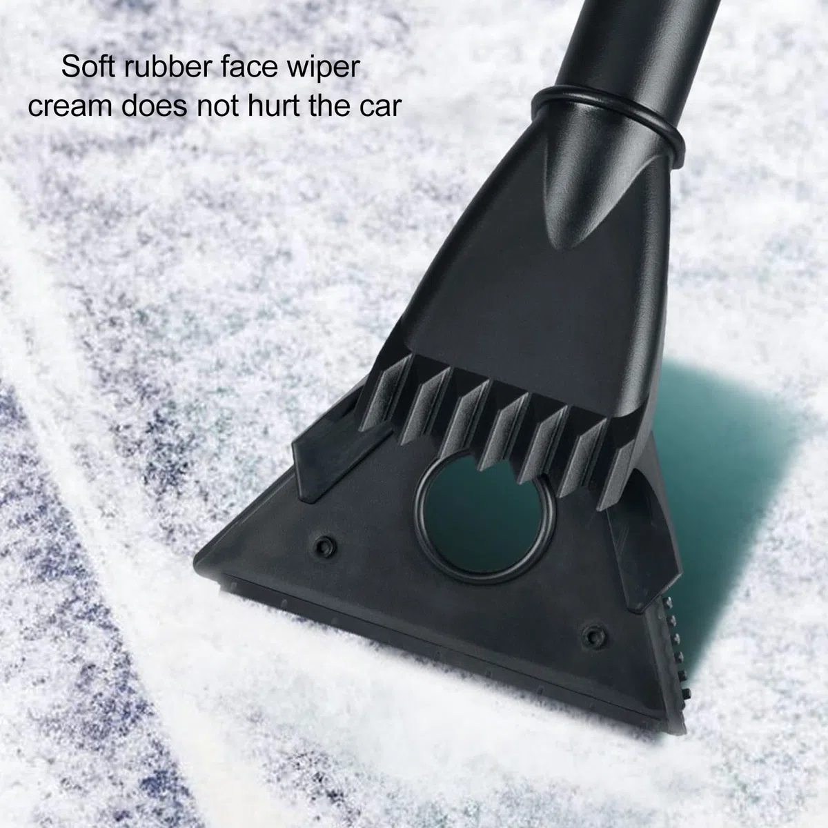 Set di pale neve per auto, retrattile, multifunzionale, kit di rimozione neve di emergenza con manico ergonomico per viaggi in auto, cortili, lega di alluminio, design