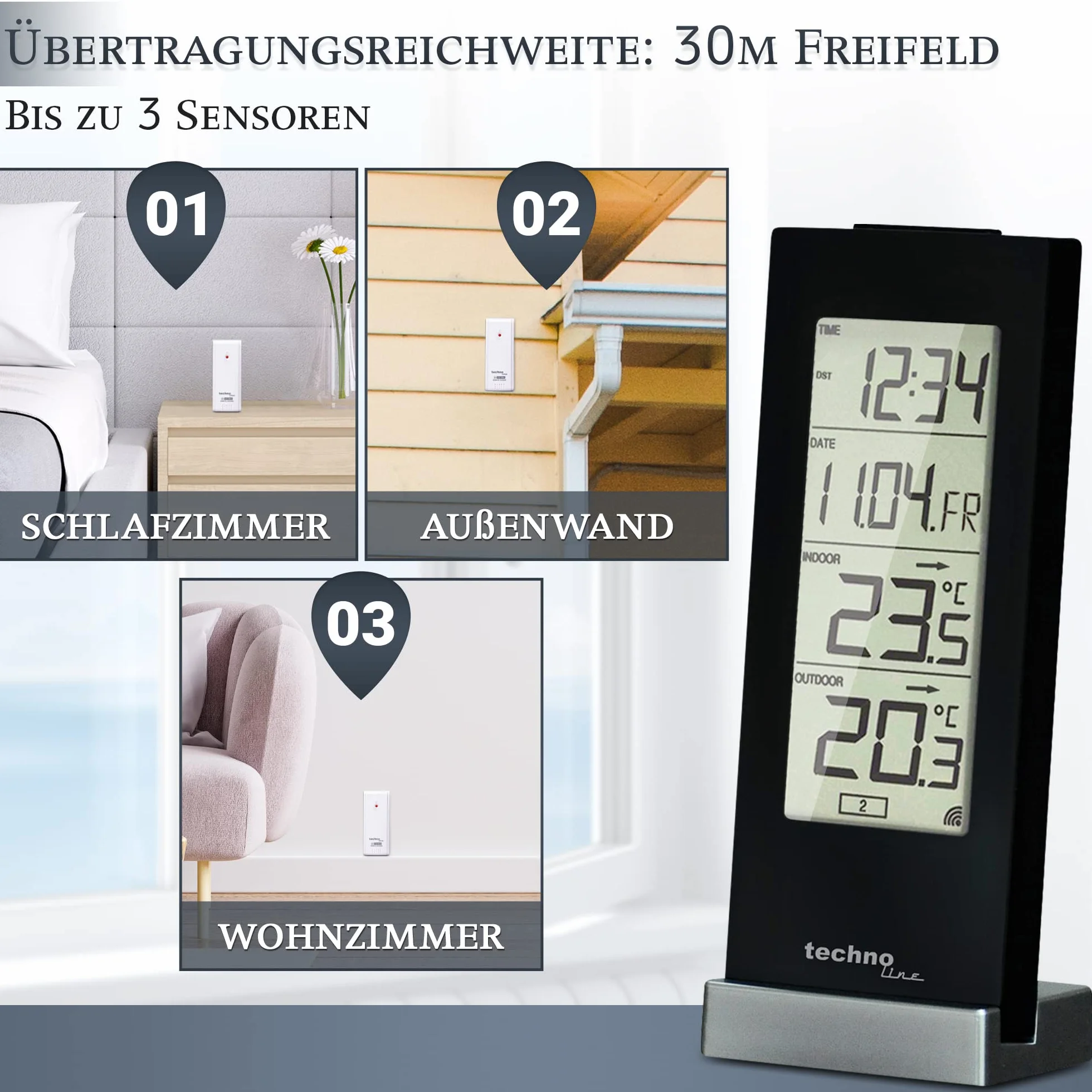 Technotrade Technoline WS 9767 Stazione di Temperatura