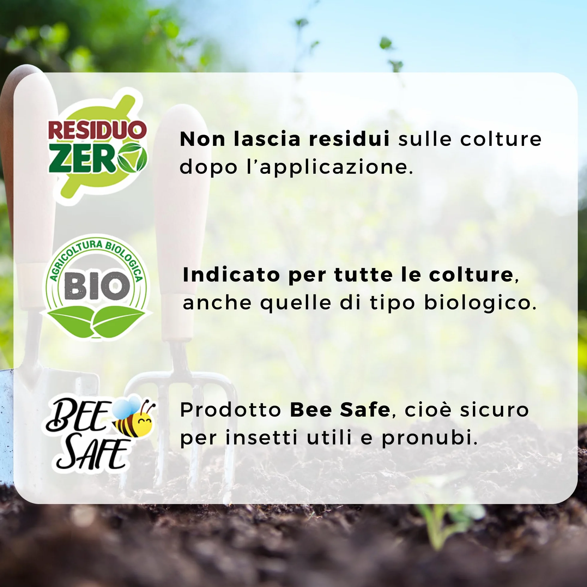 Nutrigenera - Tricomic Bio – Inoculo di funghi micorrizici, Beauveria bassiana, Metarhizium – Stimola l’espansione radicale – 1 Kg