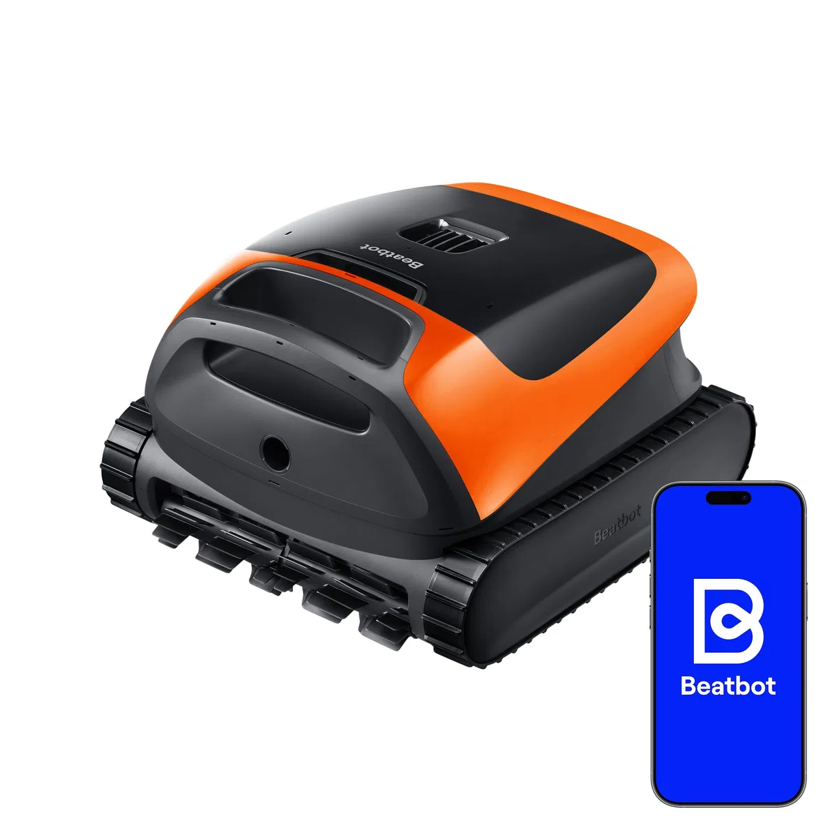 Beatbot Sora 30 Robot Piscina pareti e Fondo, Linea d'Acqua,Orange | Pareti e Fondo, Linea d'Acqua,Piattaforme,Robot Piscina Senza Fili,Parcheggio in Superficie, App, Filtrazione ultrafine, 5L