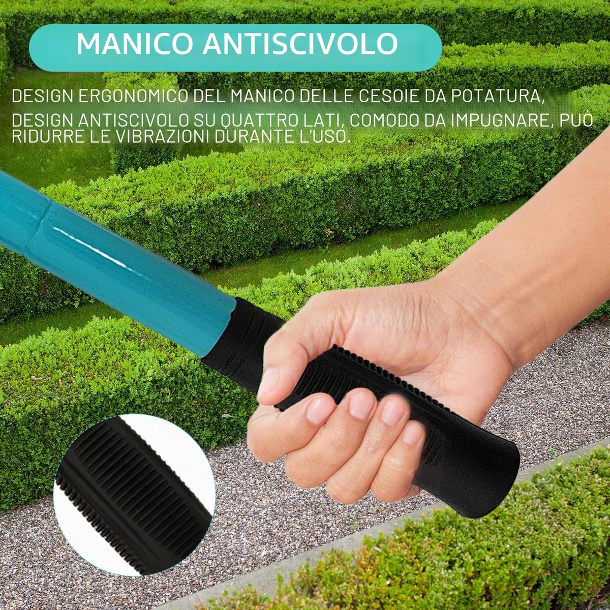 Cesoie Troncarami Telescopiche 41-59 cm, Troncarami Leggeri con Lame Affilate in Acciaio SK-5 con Rivestimento Antiaderente per Tagliare Legno Fresco Fino a 40mm di Diametro