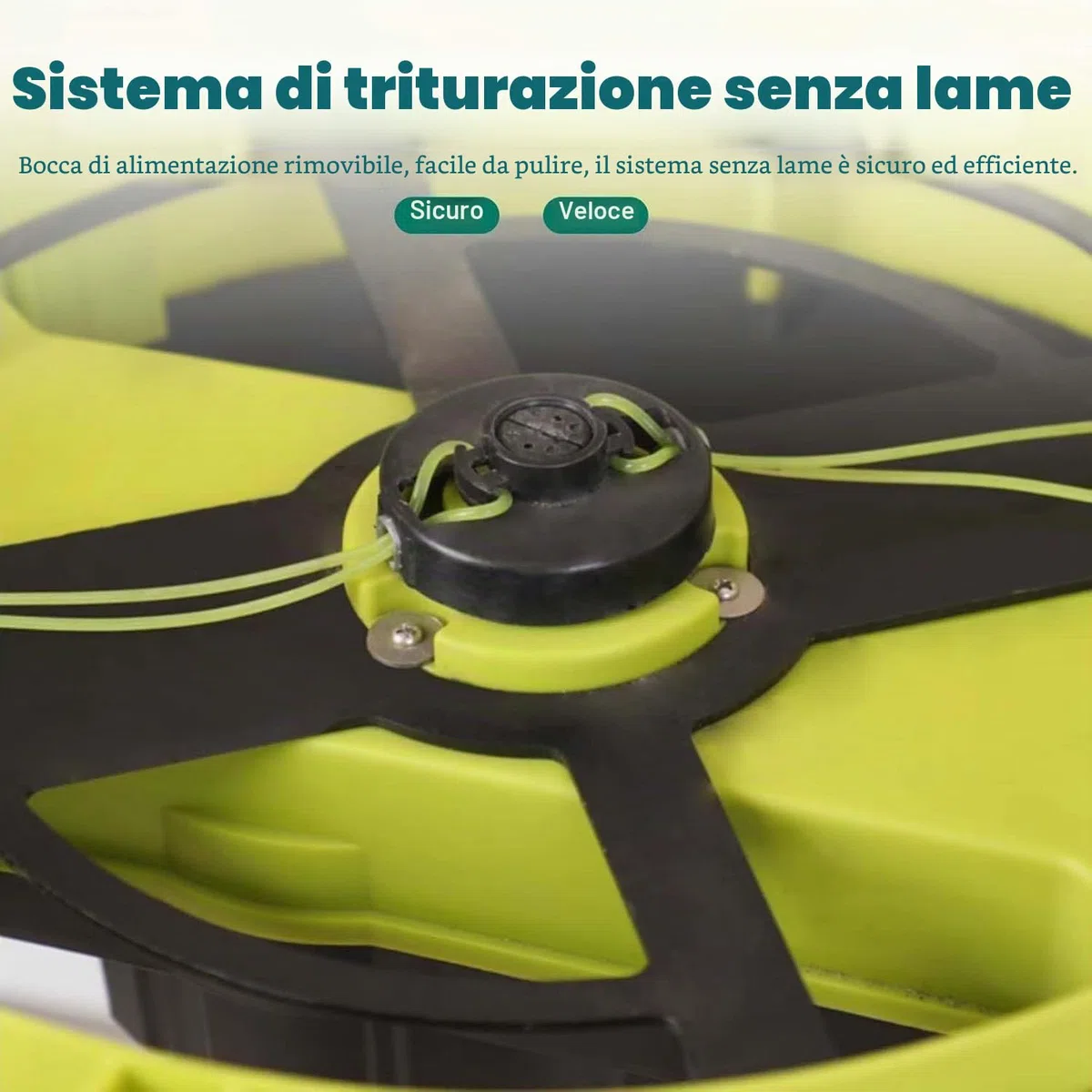 2500 W Trituratore Elettrico per Foglie Con Cavo Con Manopola Di Bloccaggio Sicurezza,Trituratore Da Giardino Con Sacco Raccolta E Ruote,Per Foglie Secche,Erba E Sfalci Giardino,noPowercord