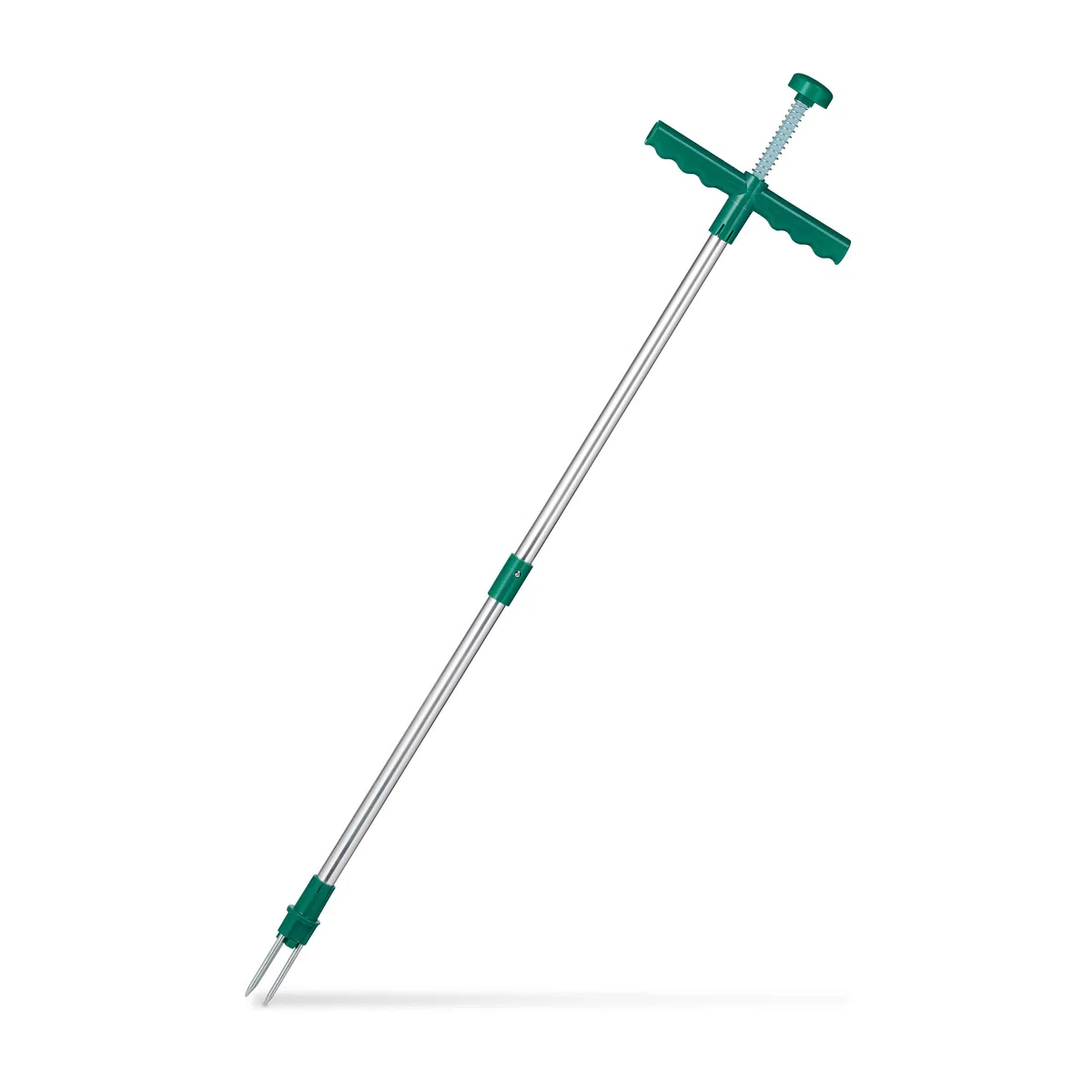Relaxdays Estirpatore, Sarchiatore Manuale con Artigli in Acciaio a Molla, per Rimuovere le Erbacce, L 100 cm, verde