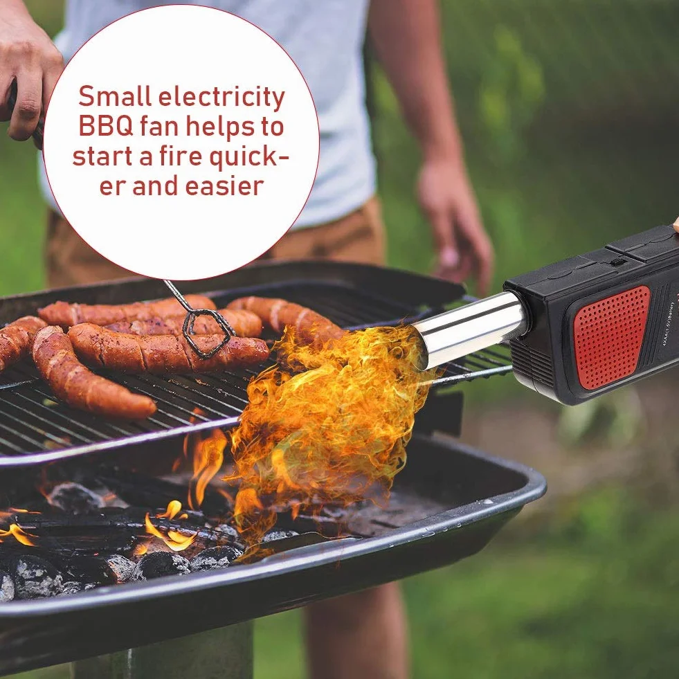 Barbecue Fan - Ventilatore Portatile per Camping Cooking Blower