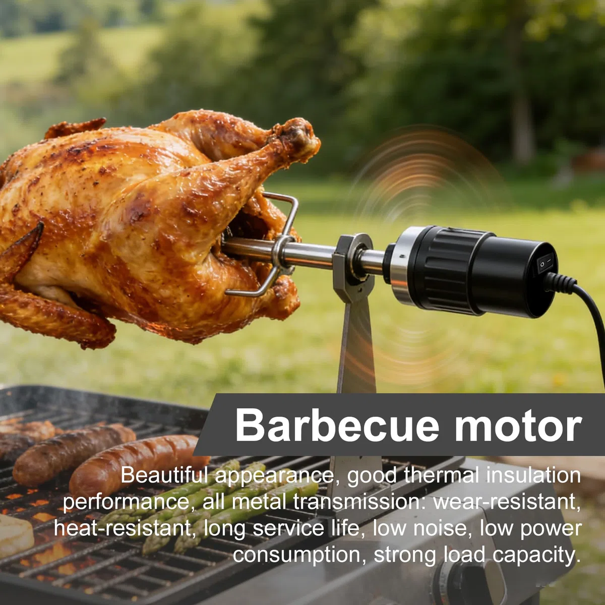 Motore per Griglia per Barbecue，Motore girarrosto，Motore per Barbecue，Motore per Grill，Motore per griglia per Barbecue，Motore Elettrico per Barbecue， per Barbecue, Motore per Barbecue per Esterni