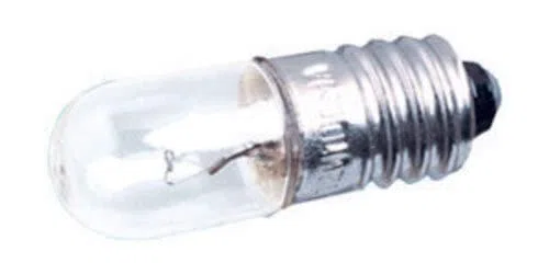Pack di 100 uds lampadine a filamento filettatura E10 6 V 0.3 A Electro dh. 12.350/6/0.3 8430552021017