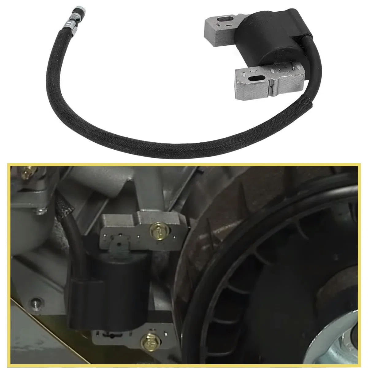 ZAMDOE 591459 Bobina di accensione Magneto Armatura di ricambio per Briggs and Stratton 19A400 19B400 19C400 20A114 Parti di motori per tosaerba 492341 491312 495859 490586 per Toro trattorino