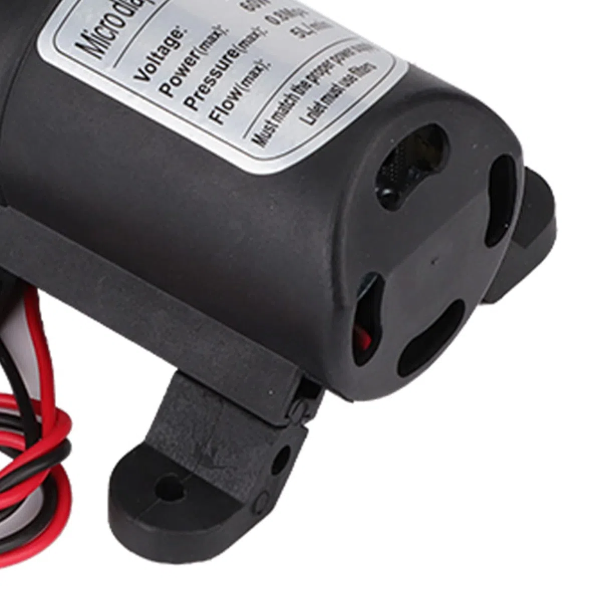 Estink Pompa Acqua Autoaspirante, Alta Pressione 116 PSI 12V, 5L/min per Lavaggio Auto Barca Giardino Irrigazione Pulizia Esterna 60W