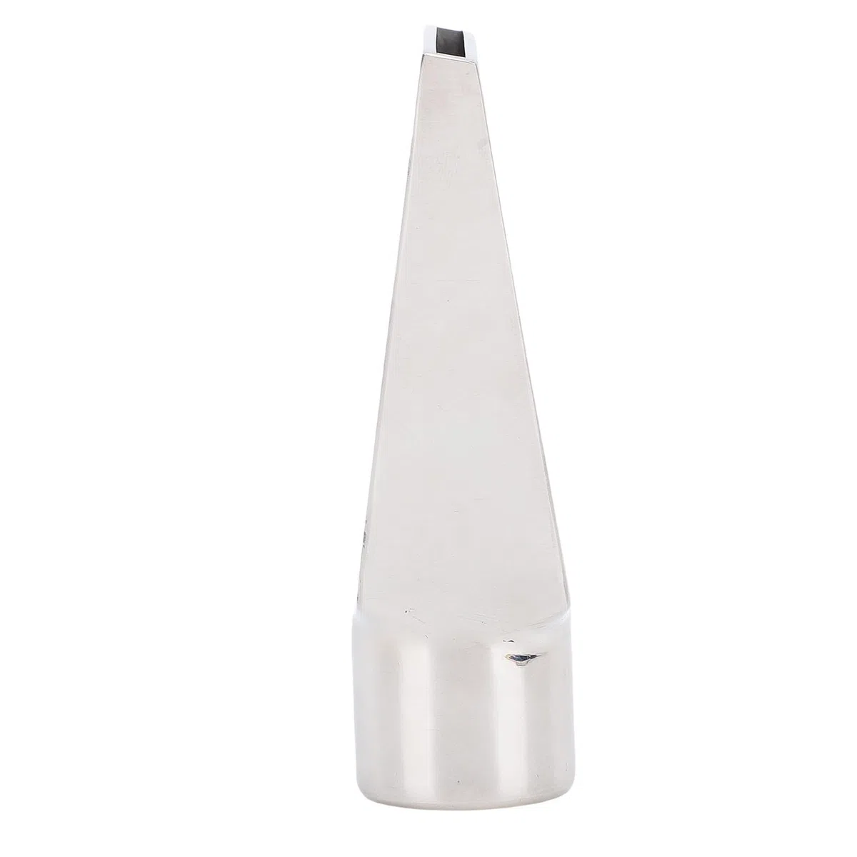 Ugello per Fontana a Forma di Ventaglio, Filettatura da 3/4 Pollici, Becco Piatto per Anatra, Distribuzione Uniforme dell'acqua, Costruzione SUS, per Laghetto da Giardino, Parco