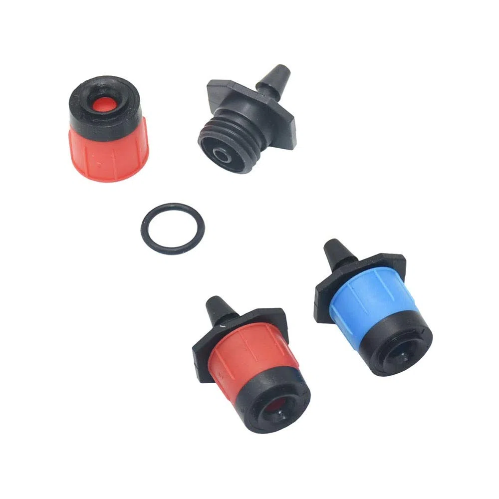Irrigatore da giardino, Gocciolatore regolabile a 360 gradi POM | Irrigazione del giardino: 400 irrigatori regolabili a 360 gradi con tubo da 1/4 con guarnizione