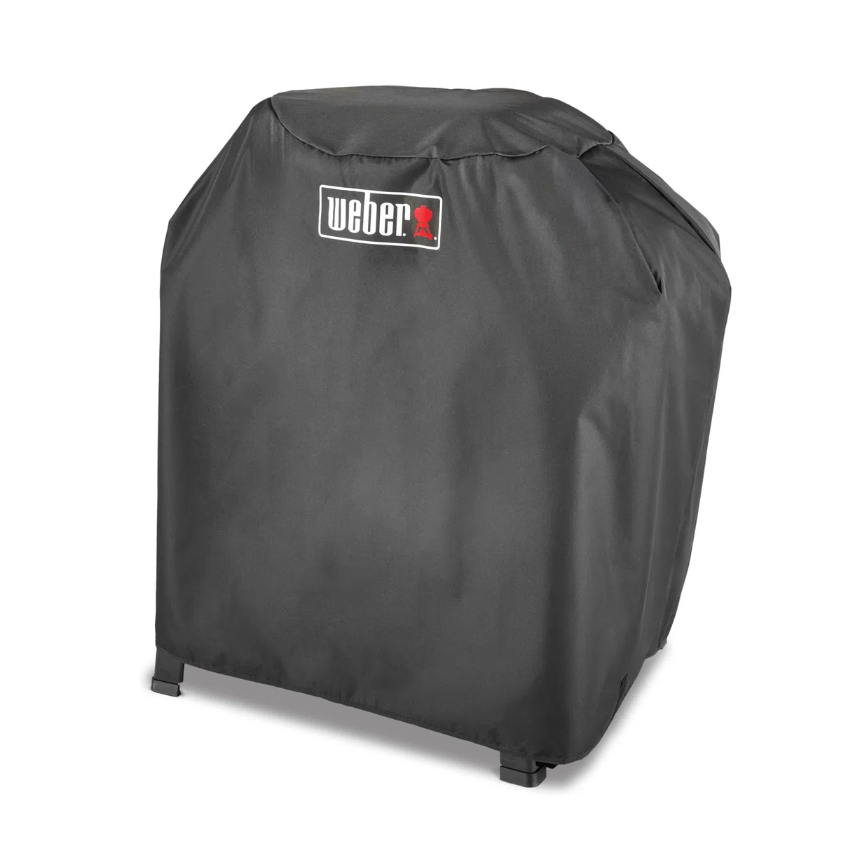Weber Copertura Premium per Barbecue Elettrico Lumin con Supporto, Traspirante, Resistente ai Raggi UV e all’Acqua, Protezione da Vento e intemperie, con Chiusura in Velcro – Nero (3401289)