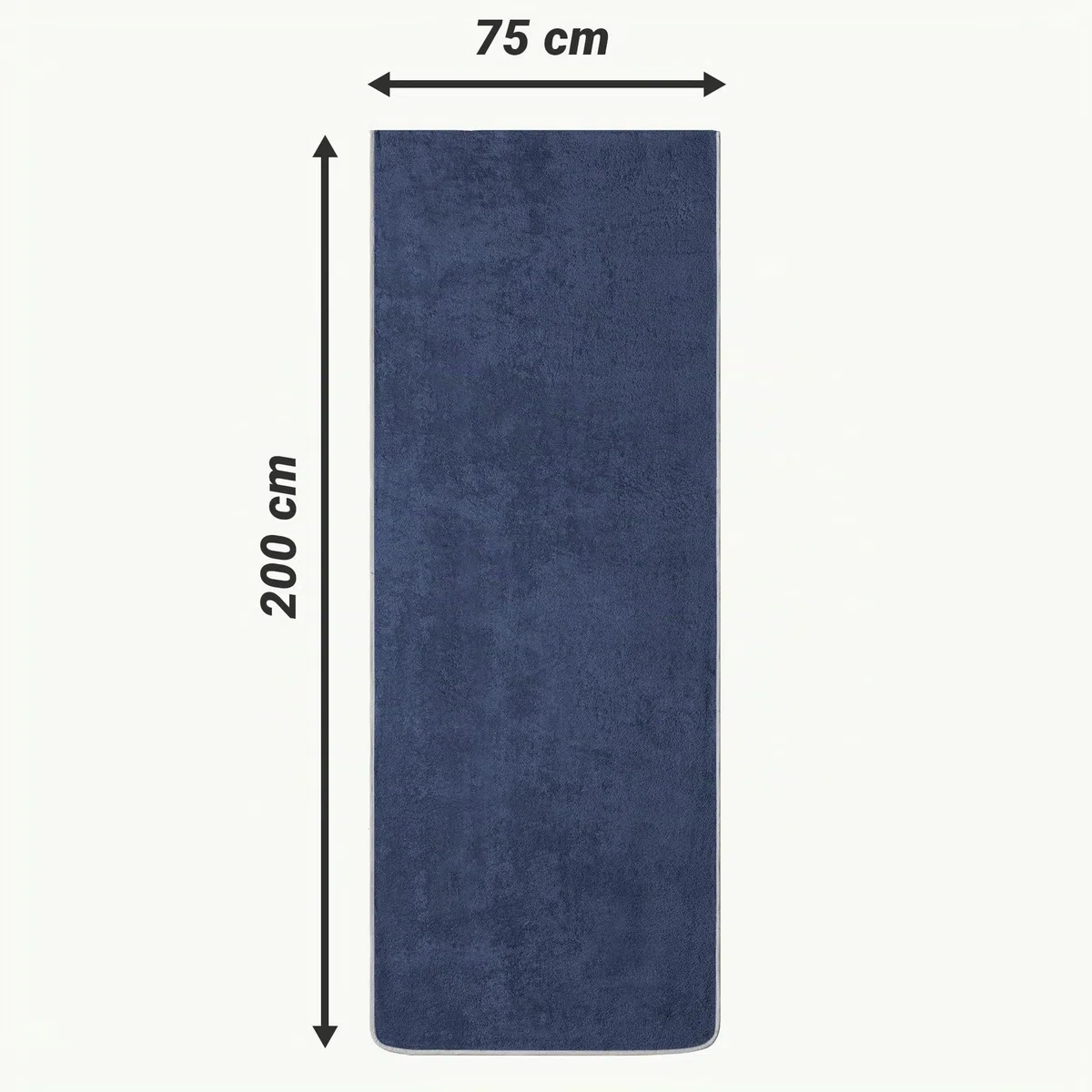 JEMIDI Copertura Sdraio Giardino - Rivestimento Lettino Prendisole Spiaggia Piscina - Copri Sdraio Esterno - Telo Mare XXL Spugna Moderno 80x200 cm