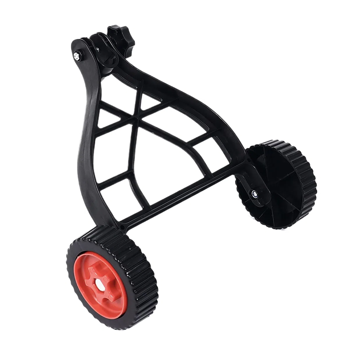 Supporto per Decespugliatore, Attacco per Tosaerba a Velo a Spazzole, ABS Ruote di Supporto Regolabili per Decespugliatore Erbacce Decespugliatore Giardino