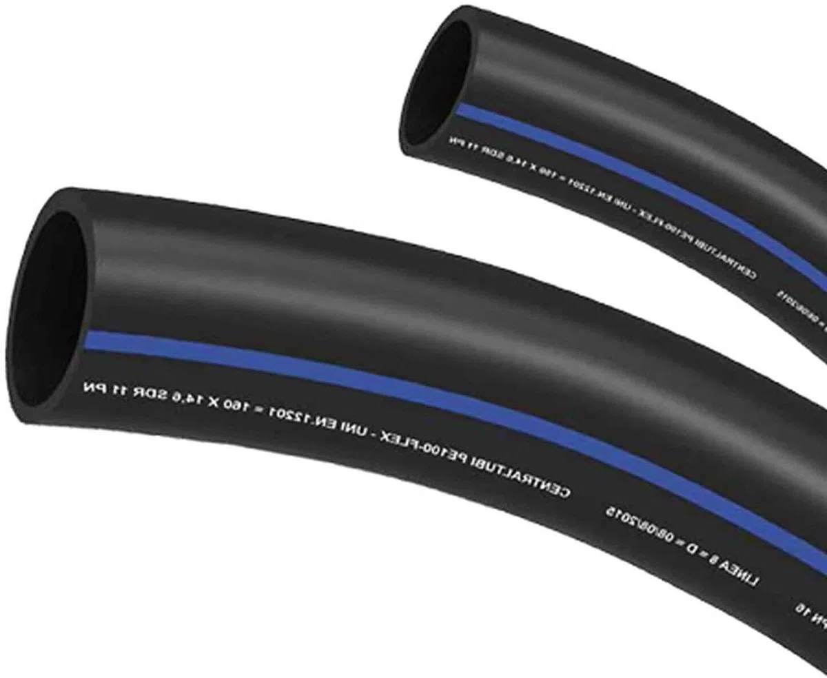 Suinga Tubo irrigazione in polietilene alimentare 25mm 10 bar 100m PE100 alta densità + 10 gomiti, 10 Tee e 5 raccordi