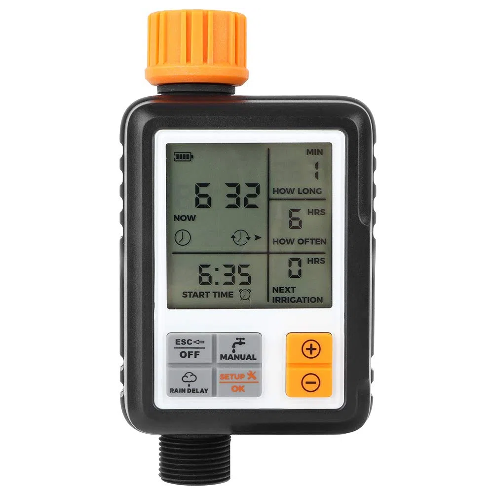Timer per irrigazione da giardino con display LCD, timer per irrigazione da giardino automatico intelligente per irrigazione del di irrigazione