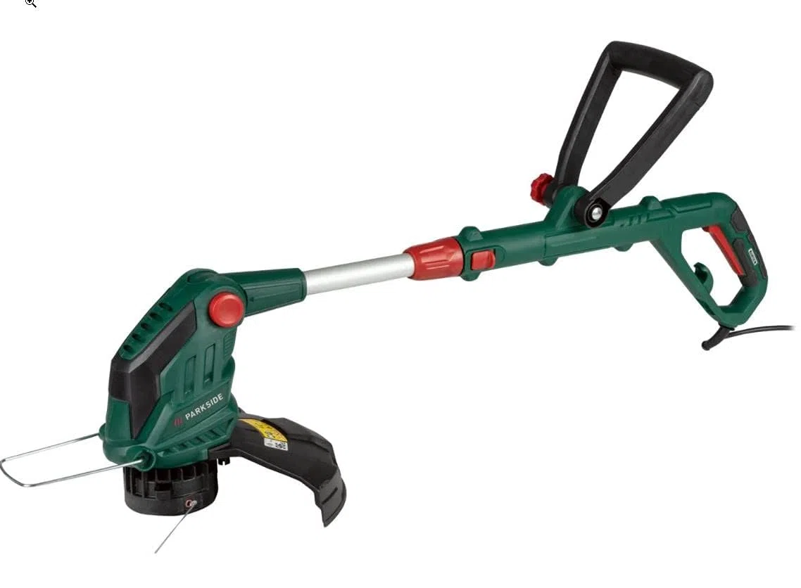 PARKSIDE PRT 550 A5, 550 W Tagliaerba a filo Nero Stile elettrico Walk Mowers