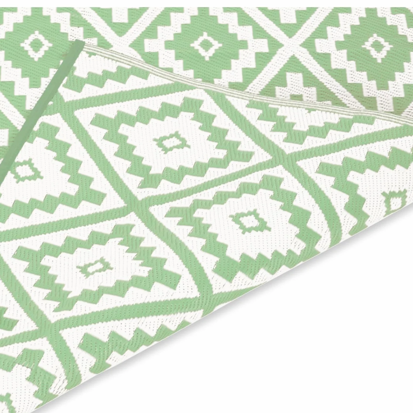 IDMarket - Tappeto esterno Bahamas verde salvia 180 x 280 cm