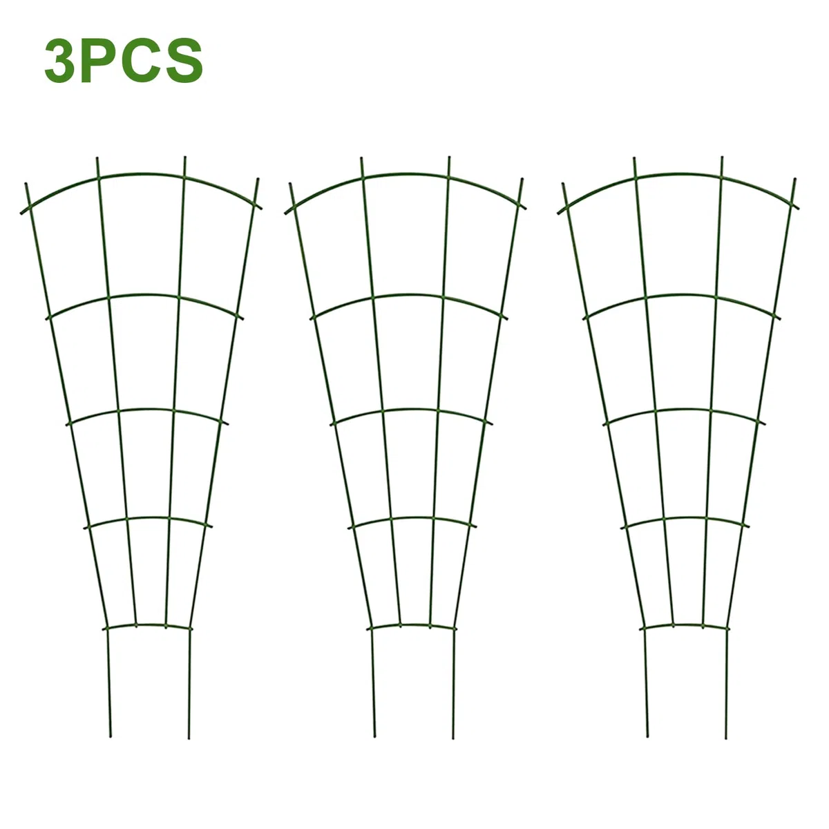 Supporto per rampicanti da giardino, traliccio per piante rampicanti per balcone giardino terrazza, supporto stabile per vaso, supporto per piante da giardino, griglia per piante per peonie, ortensie