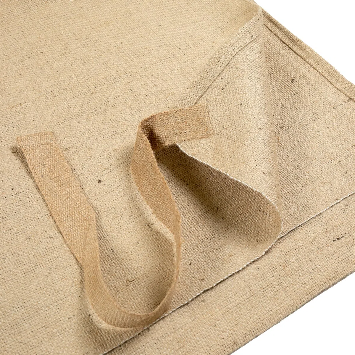La cordeline Telo di Copertura per rifiuti Verde, 190 x 190 cm, in Tela di Iuta Naturale Rinforzata, 442 g/m², Spesso e Resistente, con Maniglie, Copertura per Raccolta rifiuti, Verde e Raccolta.