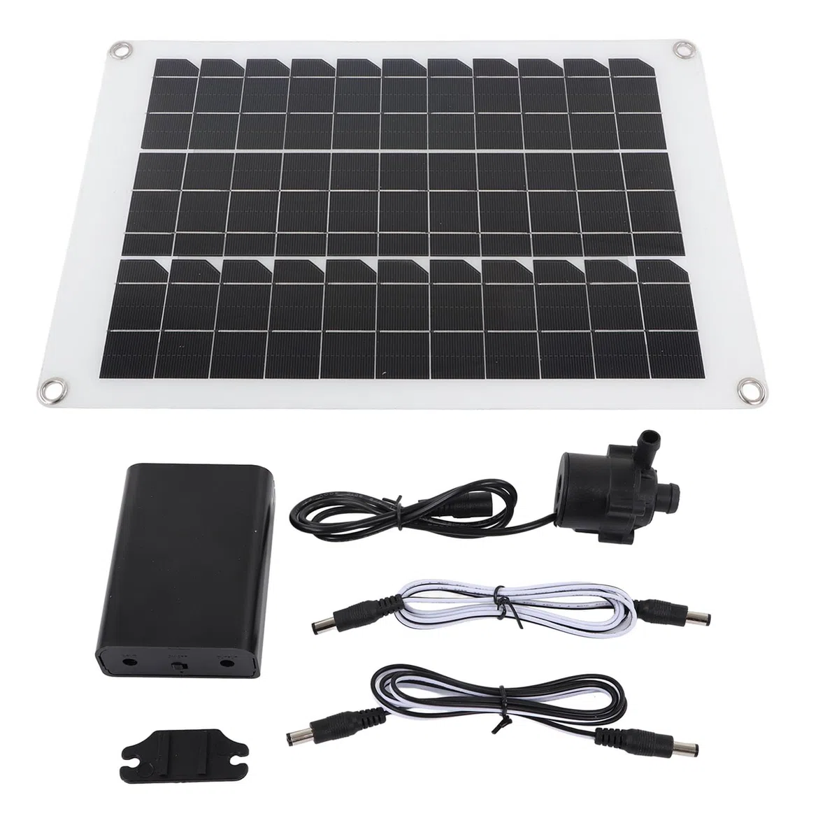 JEOZBM Kit Pompa Fontana Solare da 20 w, Pompa ad Acqua Solare 12 v, Pompa sommergibile da 800 l/h per Coltura idroponica da Giardino per Vasca per Pesci e Vasca per Uccelli