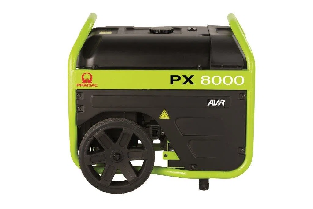 GENERATORE DI CORRENTE PRAMAC PX8000 230V GRUPPO ELETTROGENO PORTATILE CON RUOTE
