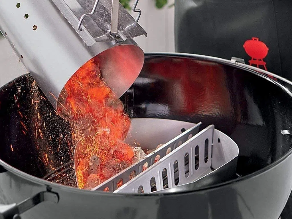 Totò Piccinni Ciminiera d’accensione Accendi Fuoco Veloce per Carbonella Barbecue (XL)