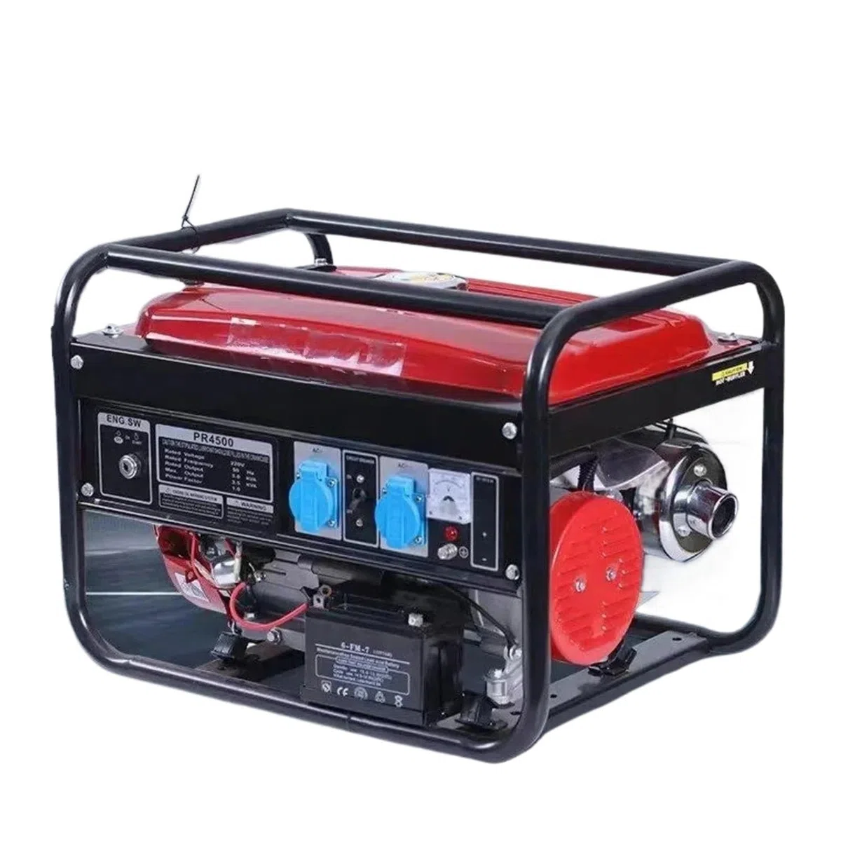 Generatore di avviamento elettrico domestico 220V 3KW 7HP for esterni | Pannello generatore a 4 tempi da campeggio doppia alimentazione senza pneumatici