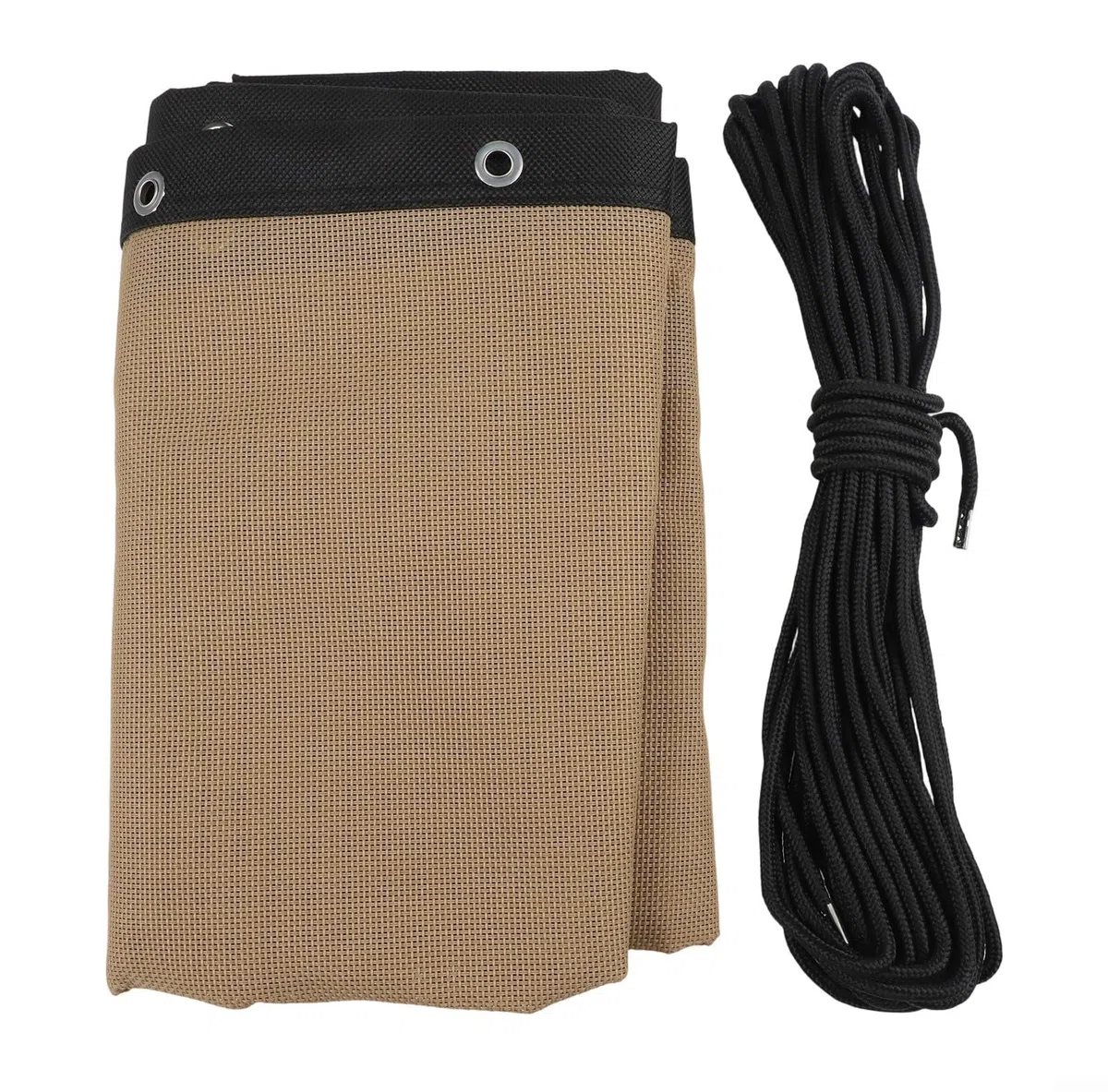 Copriseduta di ricambio per dondolo sospesa, 64 x 197 x 23 cm, base in tessuto resistente alle intemperie, per esterni, patio, giardino, con corda (kaki B)