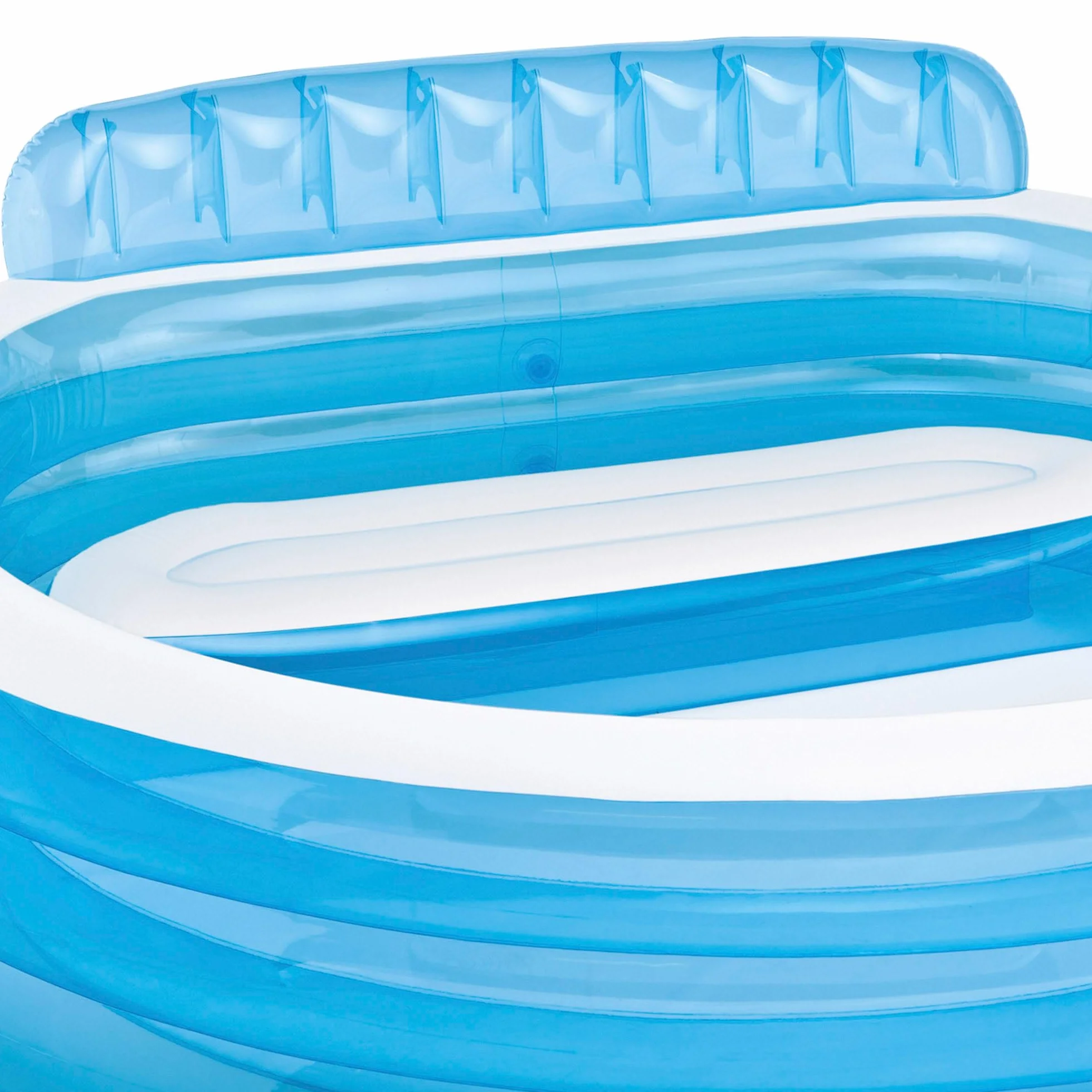 Intex 57190NP - Piscina Gonfiabile Family Lounge, Vinile, Multicolore, 229x218x79 cm