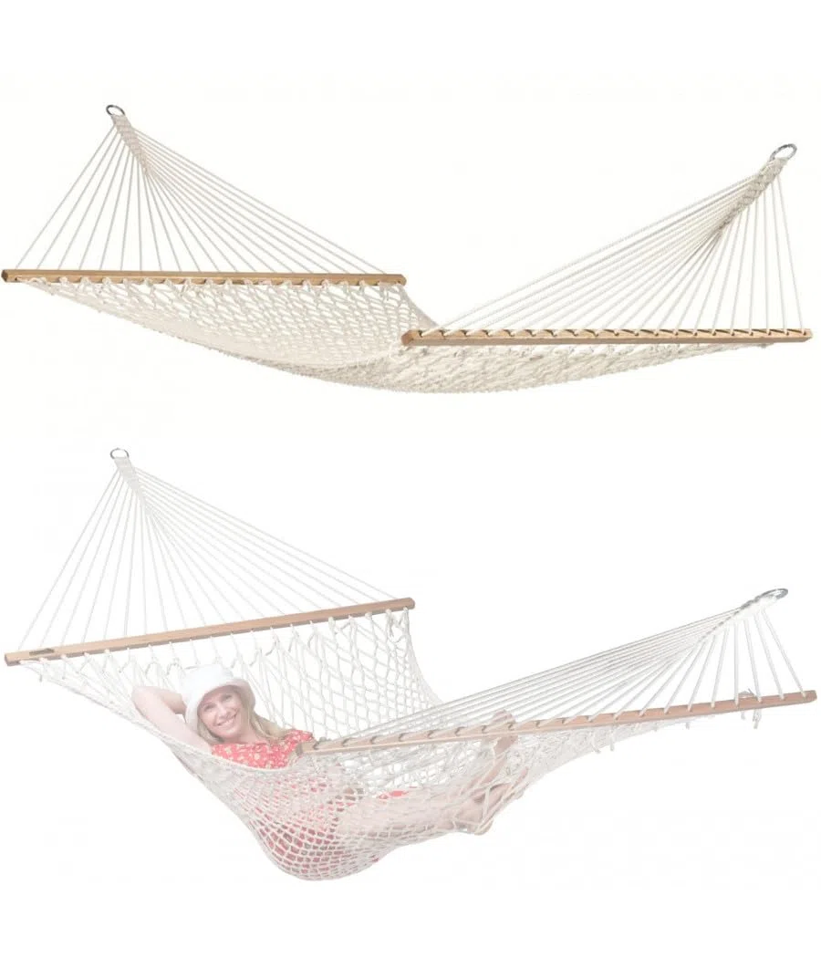 Amaca Relax Lettino A Rete SOSPESA A Dondolo X UTILIZZO in Giardino Viaggio