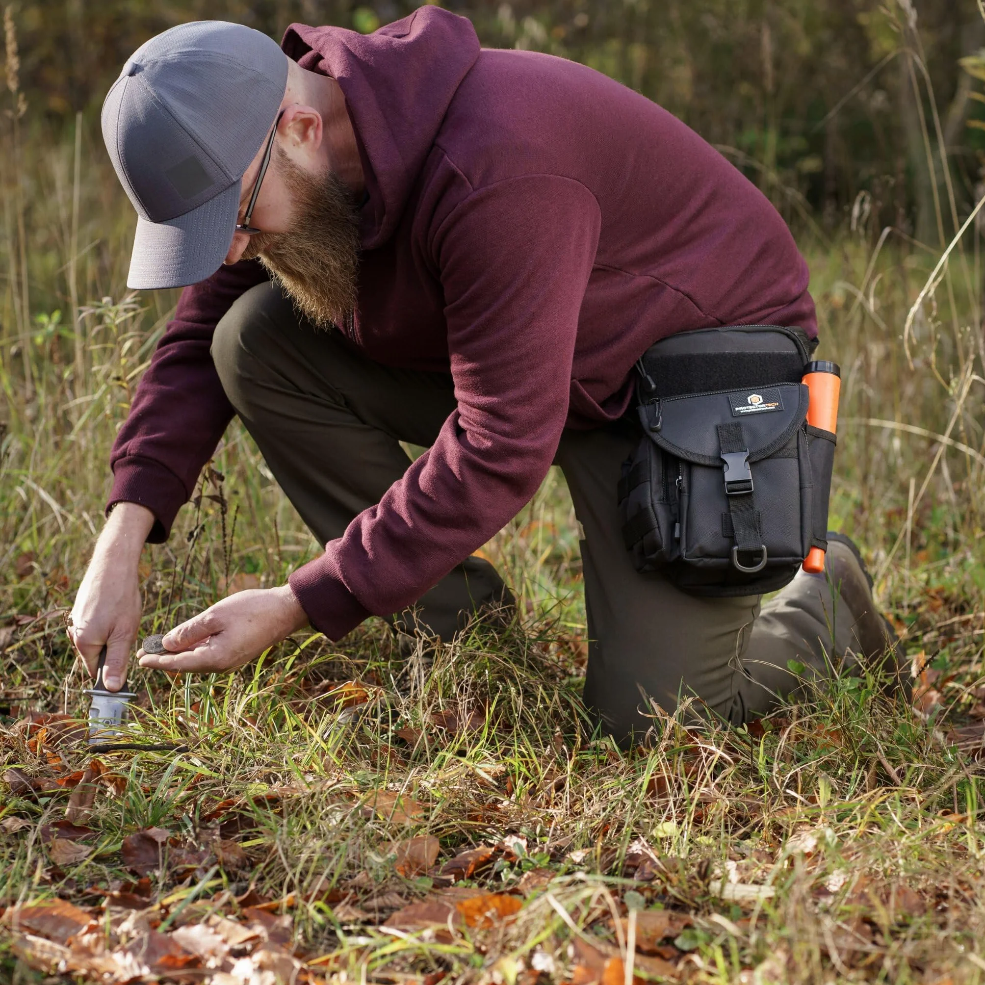Borsa Marsupio per Metal Detector, Multiuso Pouch e Fondina per Pinpointer - Accessori per Metal Detector