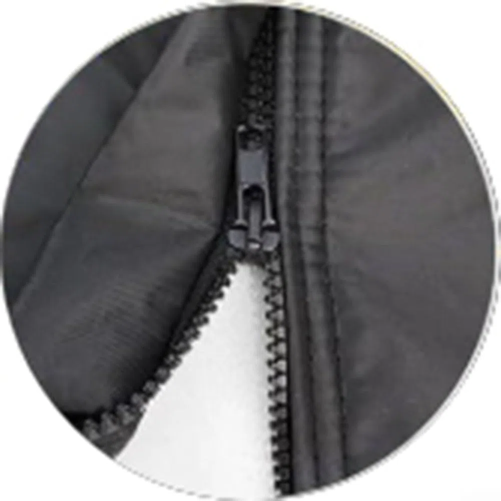 Copertura per mini escavatore, tessuto Oxford impermeabile 210D/420D con funzione di protezione solare, 350 x 114 x 190 cm, nero (210D)