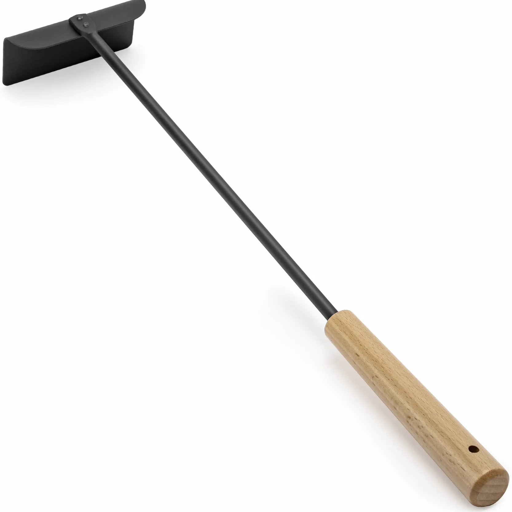 onlyfire Grattacenere in Metallo con Manico Lungo 53 cm, Accessorio per Barbecue a Carbonella e Altre Griglie a Carbonella
