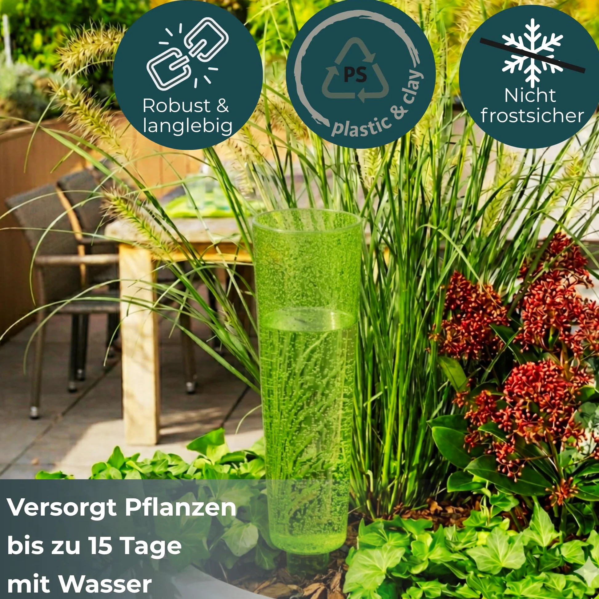 Scheurich COPA XXL irrigazione acqua Dispenser irrigazione sfera verde trasparente