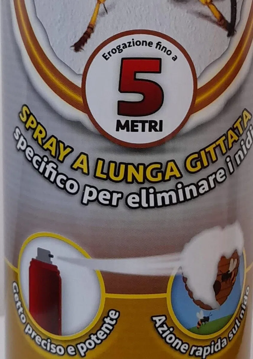 Insetticida Schiumogeno per Vespe e Calabroni - Spray Vespajet Schiuma con Gittata fino a 5 Metri - 750 ml - Azione Rapida e Residuale per Uso Esterno (2, 750ml)