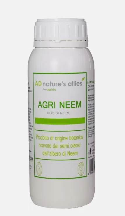 Olio di Neem per Piante da Olio di Neem Puro Biologico 1Litro Concentrato Solubile 100% Naturale per Orto Prato Giardino Anti Afidi Cocciniglia Pidocchi Cimici Bruchi Moscerini Piante
